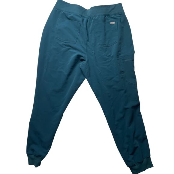 Figs Caribbean Blue Jogger Scrub Pants Size XXL PO 3123 - Picture 2 of 4